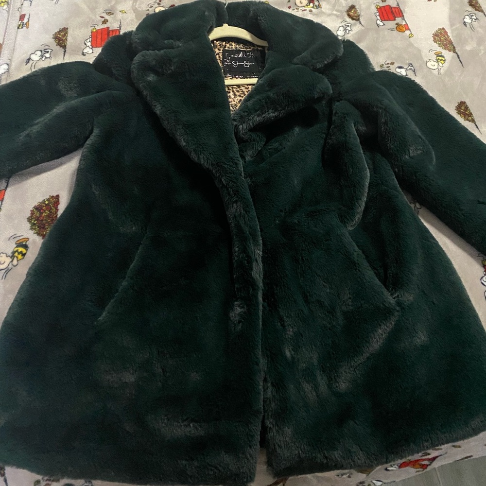 Jessica Simpson Faux fur coat!